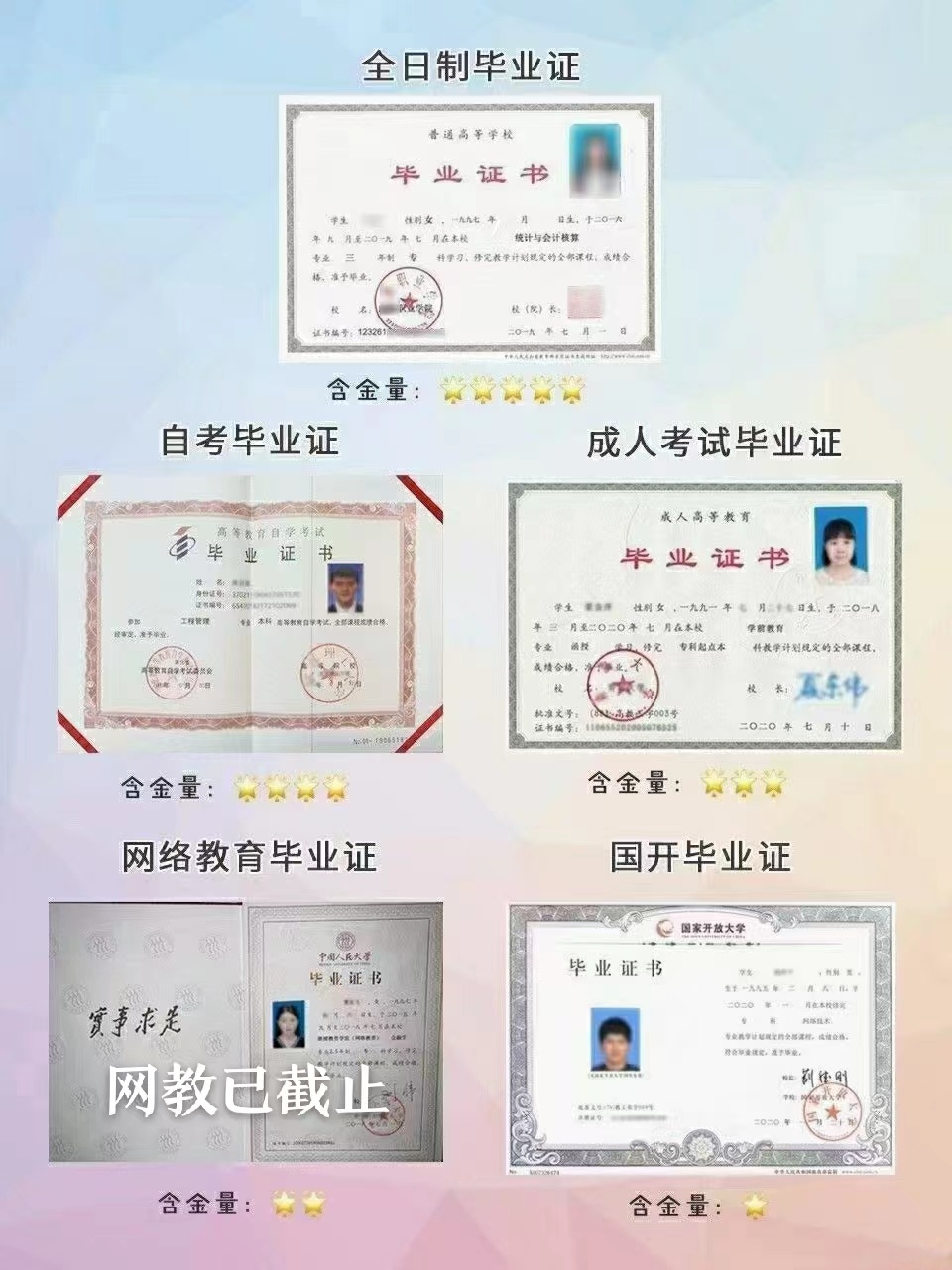 成都师范学院自考毕业证书2